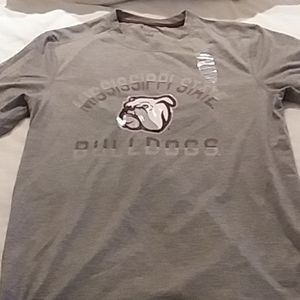 Collegiate tee.   (MS State)